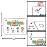 This Grandma Belongs To Drawing - Personalized Grandma Transparent Keychain