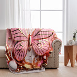 Love Butterflies - Personalized Butterfly Blanket