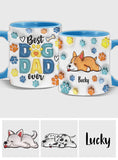 Dog Dad - Personalized Dog Accent Mug