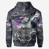 Flying High On Halloween Night - Personalized Witch All Over Shirt