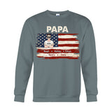Dad's Life 4th Of July - Personalized Father T-shirt And Hoodie