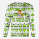 Like A Regular Mom - Personalized Mother All Over Shirt