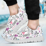 I Miss Sitting Down - Personalized Nurse Sneakers