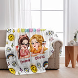 Besties Forever - Personalized Bestie Blanket