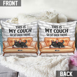 This Is My Couch - Personalized Dog Throw Pillow