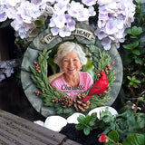 In Loving Memory - Personalized Memorial Round Shaped Stone