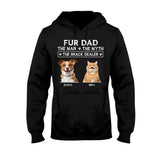 Fur Dad - Personalized Dog T-shirt And Hoodie