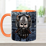 Proud Viking Dad Grandfather - Personalized Viking Accent Mug