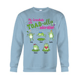 My Grandkids Are Toad-ally - Personalized Grandma T-shirt And Hoodie