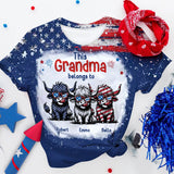 This Grandma Belongs To These Cuties - Personalized All Over Shirt