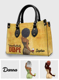 Unapologetically Dope - Personalized African American Leather Handbag