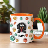 Best Dog Mom Ever - Personalized Dog Accent Mug