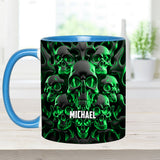 Melted Skull - Personalized Skull Accent Mug