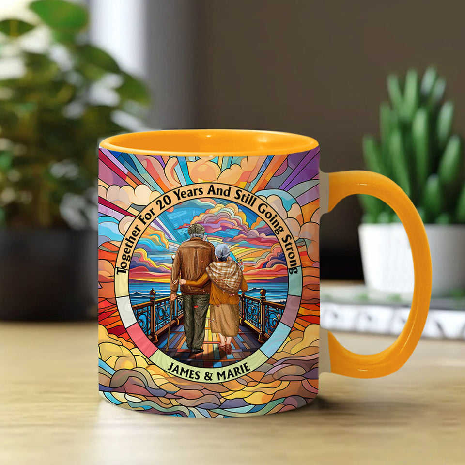 Still Going Strong - Personalized Couple Accent Mug