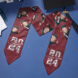 Caricature Funny Character - Personalized Graduation Graduation Stole