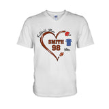 Football Mom - Personalized Football T-shirt And Hoodie