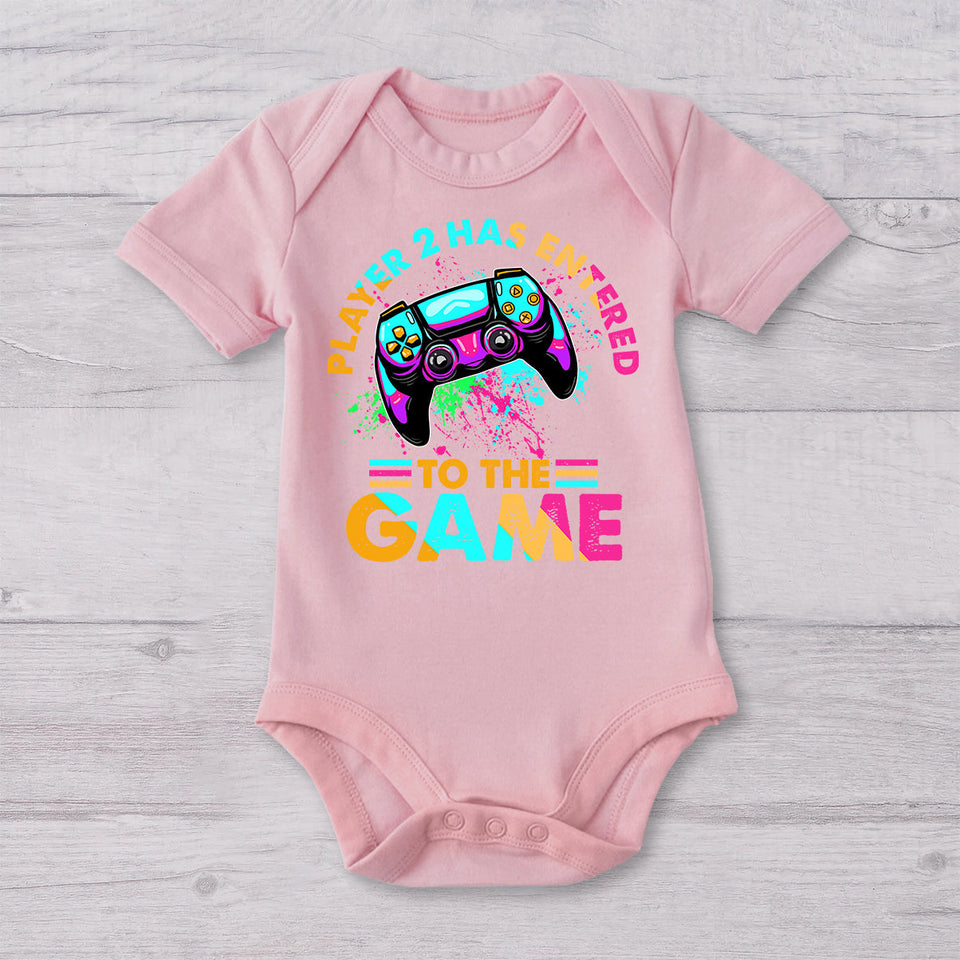 Level Up To Dad Grandpa... - Personalized Video Game T-shirt And Baby Onesie