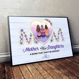 Mother And Daughters - Personalized Mother Canvas And Poster