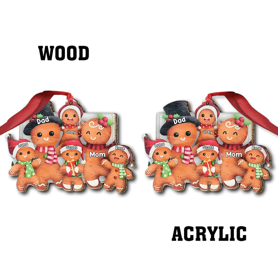 Merry Christmas - Personalized Family Ornament