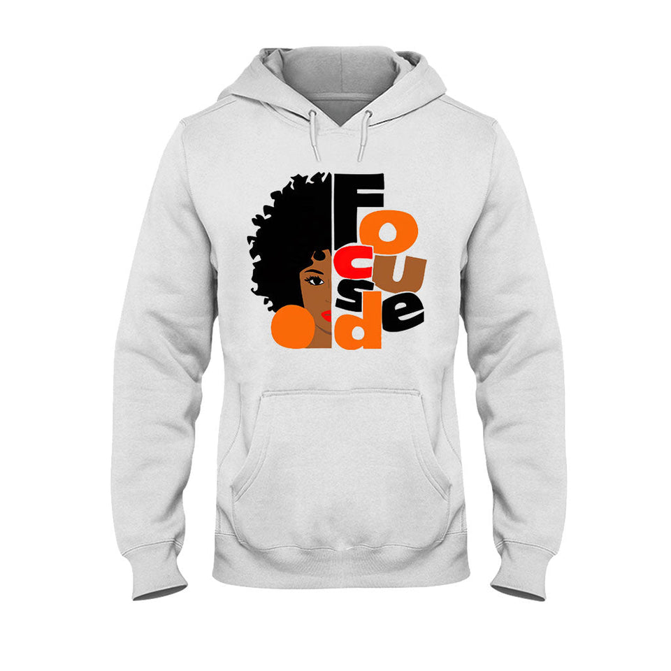 Focused - African American T-shirt And Hoodie