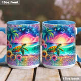 Love Turtles - Personalized Turtle Accent Mug