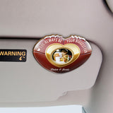 Your Biggest Fan - Personalized Football Shaped Car Visor Clip