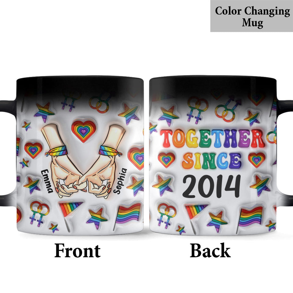 Together Since - Personalized LGBT Support Mug
