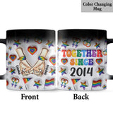 Together Since - Personalized LGBT Support Mug