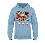 Best Baseball Dad Ever Camouflage - Personalized Father T-shirt And Hoodie