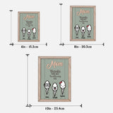 Thanks For Not Swallowing Funny - Personalized Mother 2 Layered Wood Sign / Wood Plaque