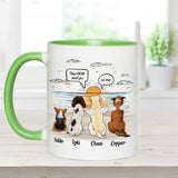 They Still Talk About You - Personalized Dog Accent Mug