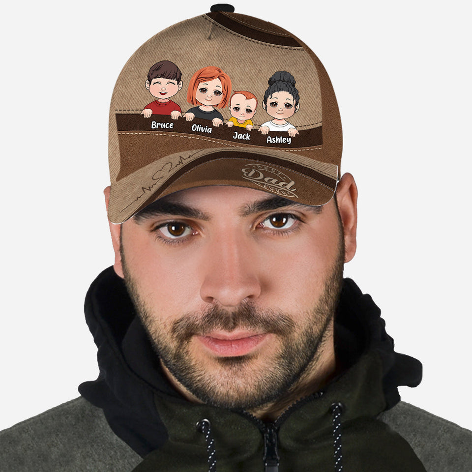 Daddy's Team Unbreakable Bond - Personalized Father Classic Cap