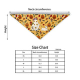 Cute Ghost Dog Pumpkin Ghost & Bat - Personalized Dog Pet Bandana