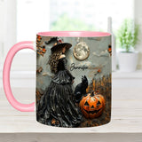 Beautiful Witch - Personalized Witch Accent Mug