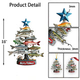 Merry Fishmas - Personalized Fishing Ornament