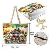 Love Being Called Grandma Highland Cow Summer Vibes - Personalized Beach Bag