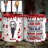True Crime Mug - Personalized Accent Mug