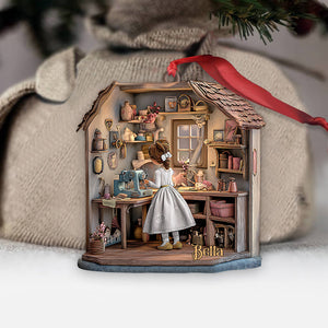 My Happy Place - Personalized Sewing Ornament