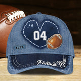 Football Mom - Personalized Football Classic Cap