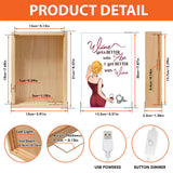I Get Better With Wine - Personalized Wine Picture Frame Light Box