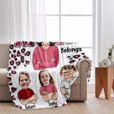 This Mom Belongs To - Personalized Mother Blanket