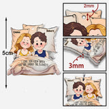 I Love You Even When You Fart Under The Blankets - Personalized Couple Keychain