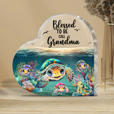 Blessed To Be Called Grandma/Nana/Gigi - Personalized Grandma Custom Shaped Acrylic Plaque
