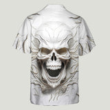 Black Skull - Personalized Skull Hawaiian Shirt