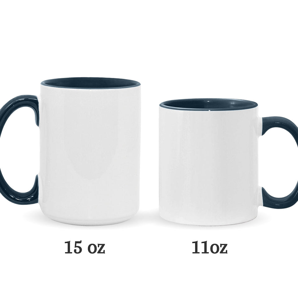 Colorful Owl - Personalized Owl Accent Mug