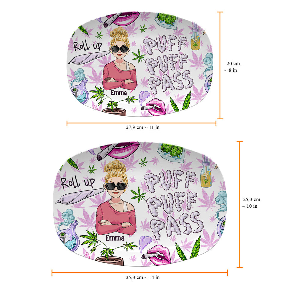 The Drink Has Weed - Personalized Weed Plate