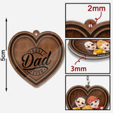 Best Dad/ Grandpa/ Papa... Ever - Personalized Father Keychain