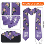 Caricature Funny Character - Personalized Graduation Graduation Stole