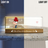 The Day We Became Us - Personalized Couple Custom LED Night Light