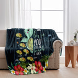 We Love You To The Beach And Back - Personalized Grandma Blanket